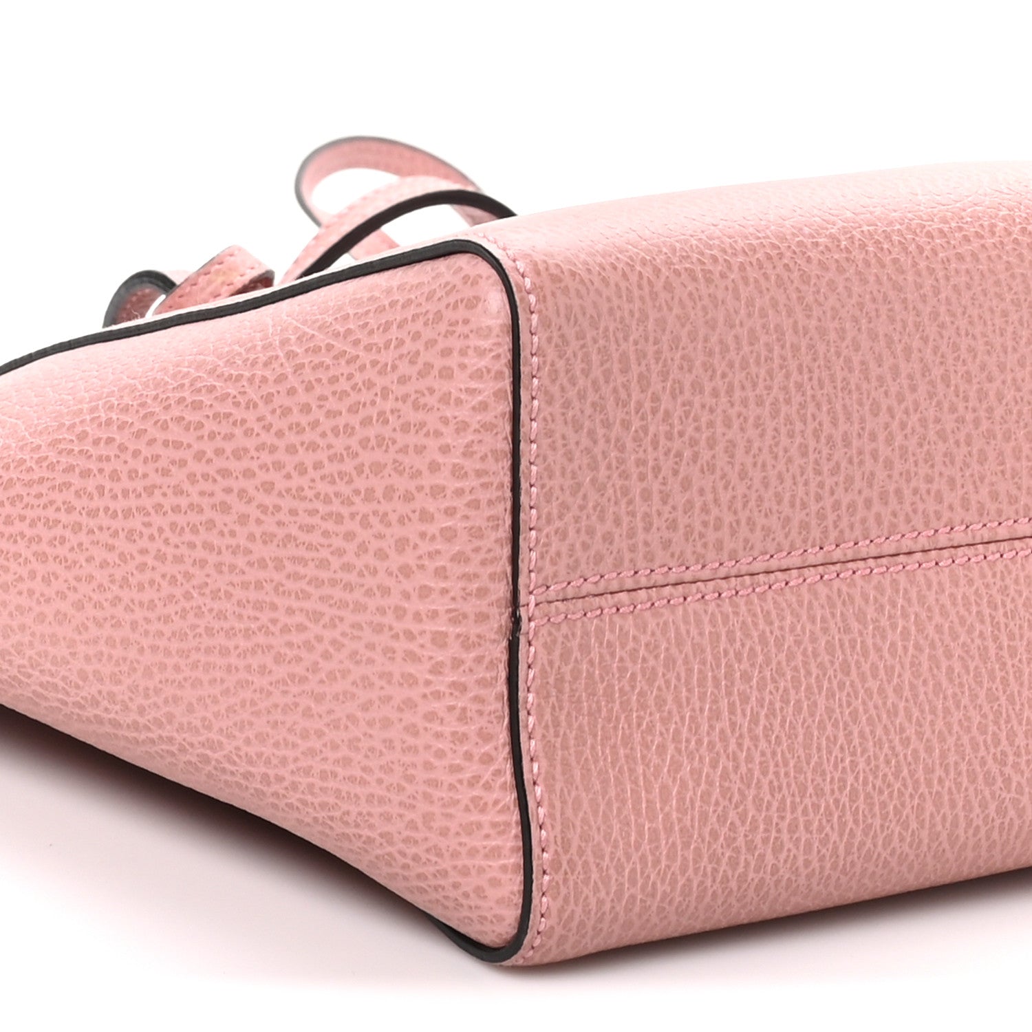 Gucci Dollar Calfskin Mini Swing Top Handle Bag Soft Pink 8 of 9