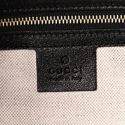 Gucci Calfskin Large Horsebit 1955 Tote Bag Black 5 of 10