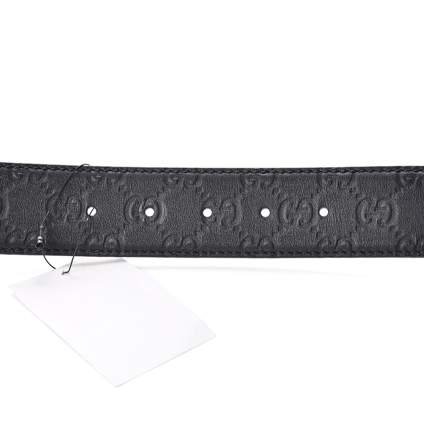 Guccissima Interlocking G Belt 115 46 Black