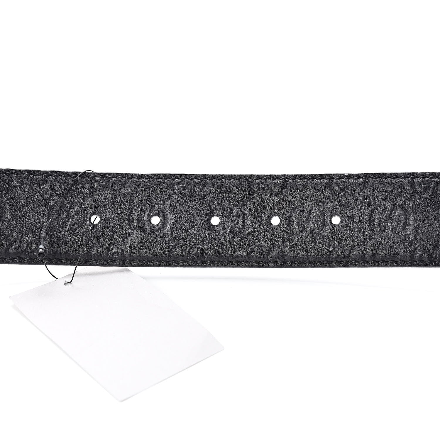 Gucci Guccissima Interlocking G Belt 115 46 Black 5 of 9