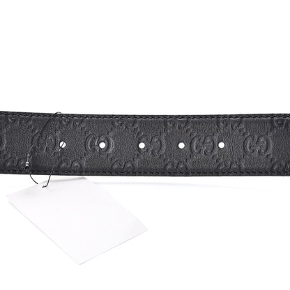 Gucci Guccissima Interlocking G Belt 115 46 Black 5 of 9