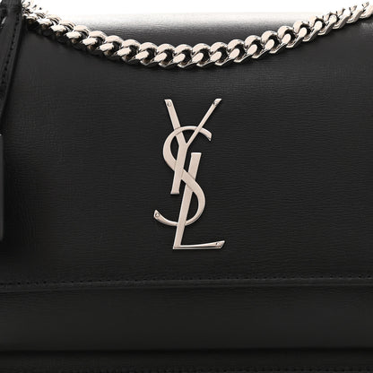 Saint Laurent Calfskin Medium Monogram Sunset Black 9 of 12