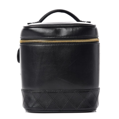 Chanel Lambskin Vanity Cosmetic Case Black 1 of 8