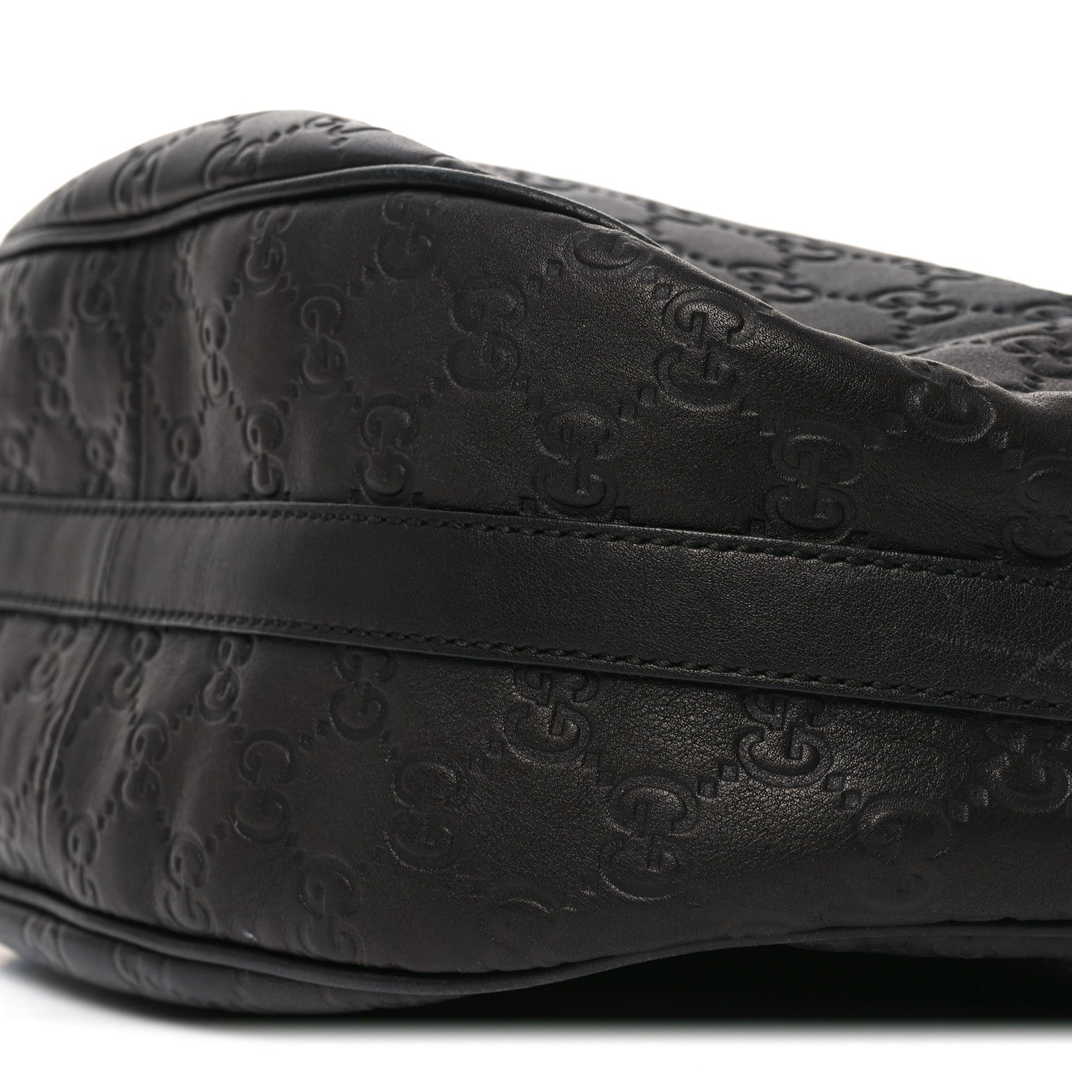 Gucci Guccissima Medium GG Twins Hobo Black 10 of 11