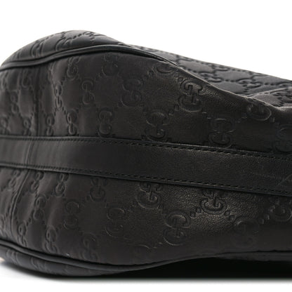Gucci Guccissima Medium GG Twins Hobo Black 10 of 11