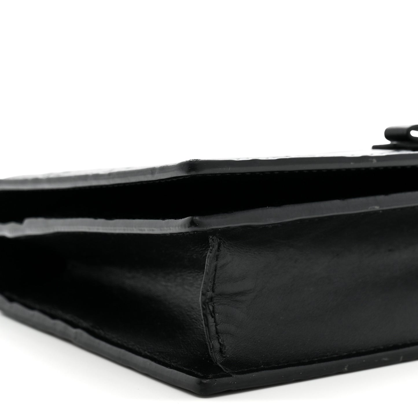 Guccissima Signature Bowy Chain Wallet Black