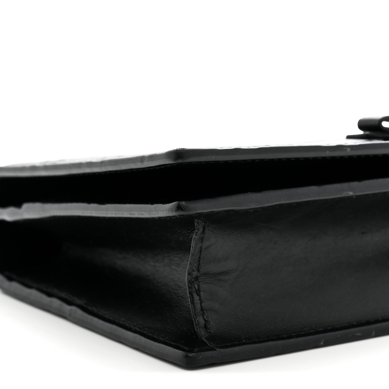 Gucci Guccissima Signature Bowy Chain Wallet Black 8 of 10