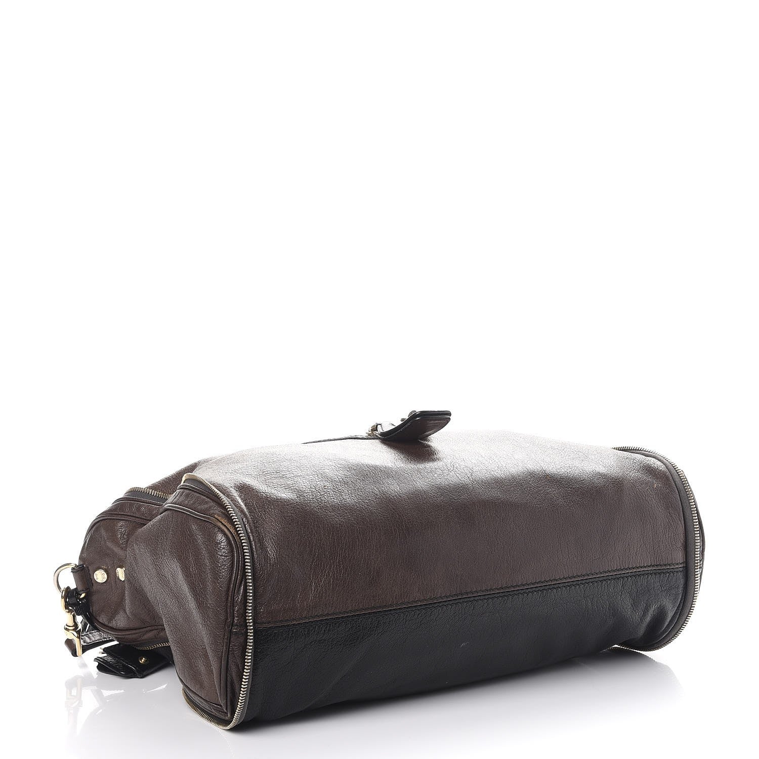 Dolce & Gabbana Goatskin Vilma Shoulder Bag Taupe Black 4 of 10