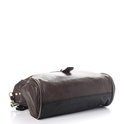 Dolce & Gabbana Goatskin Vilma Shoulder Bag Taupe Black 4 of 10