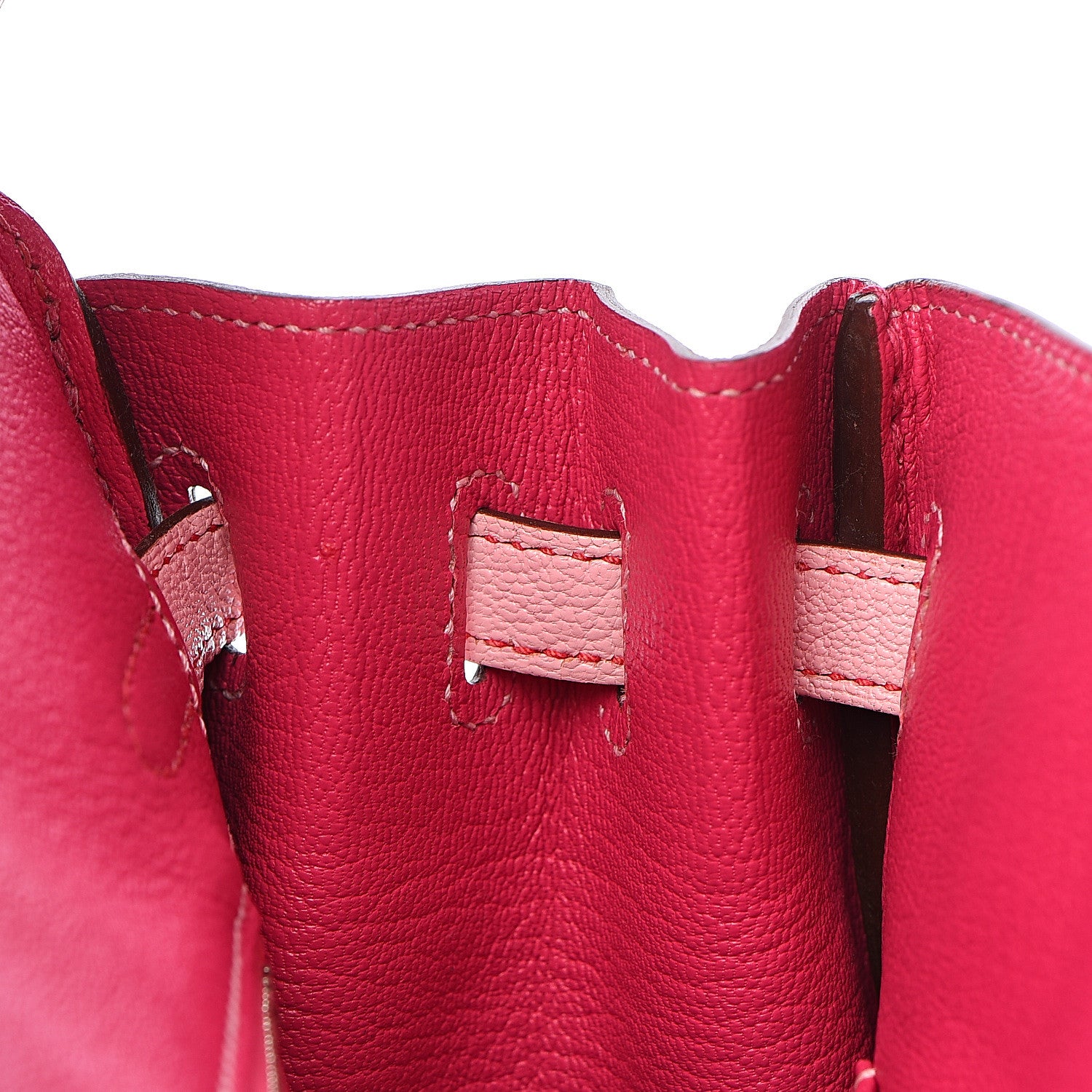 Hermes Chevre Mysore Horseshoe Birkin 25 Rose Sakura Rose Tyrien 14 of 35