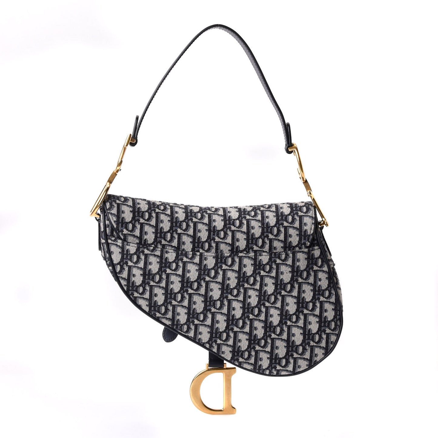 Oblique Saddle Bag Blue