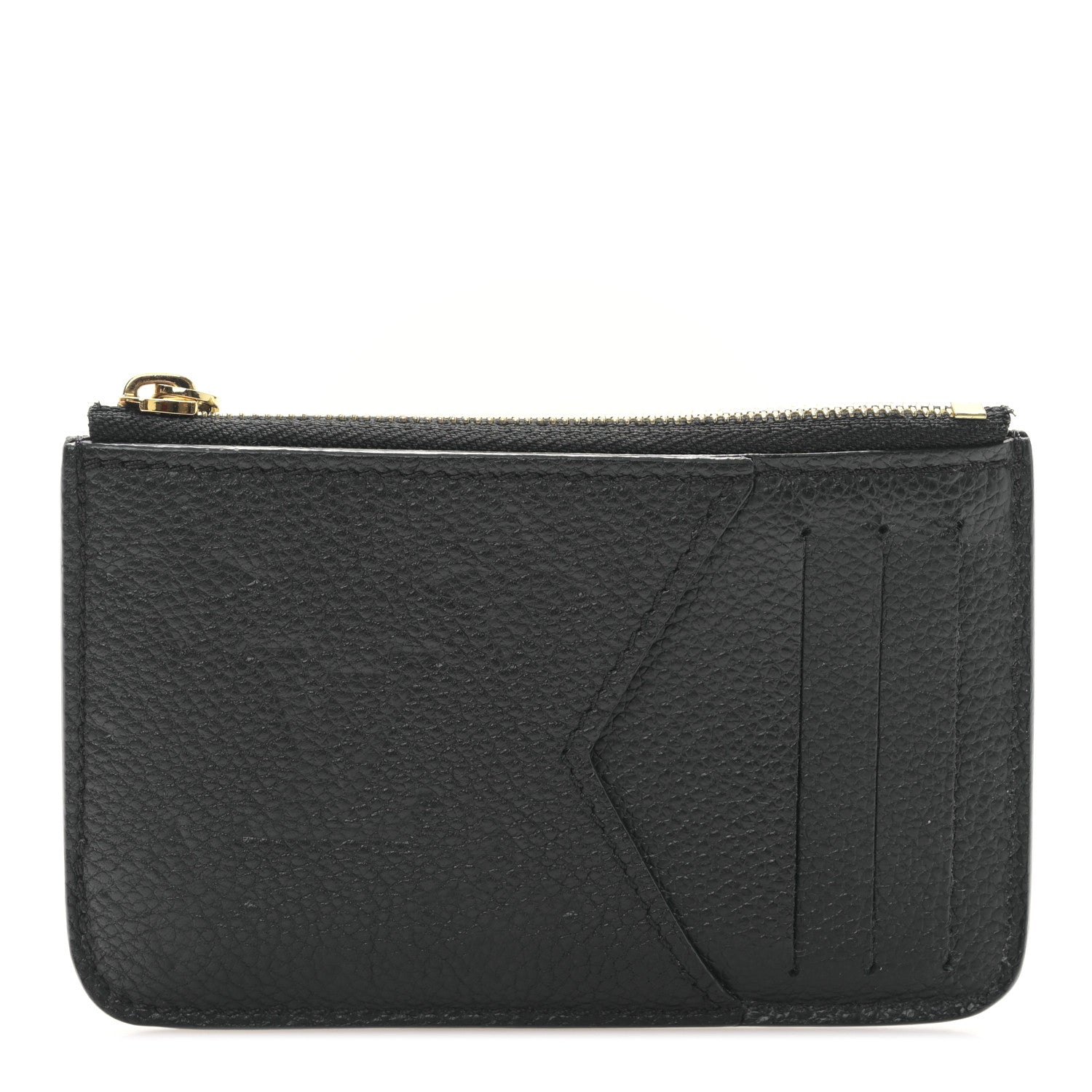 Louis Vuitton Empreinte Monogram Zipped Romy Card Holder Black 1 of 9