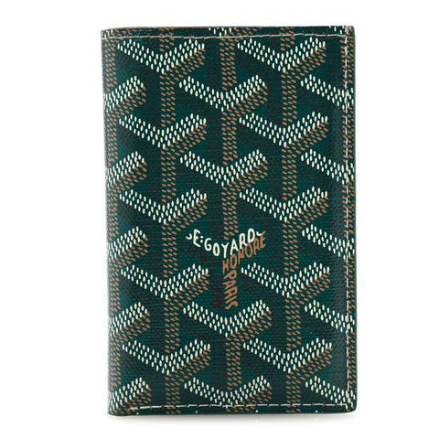 Goyardine Saint Pierre Card Holder Green