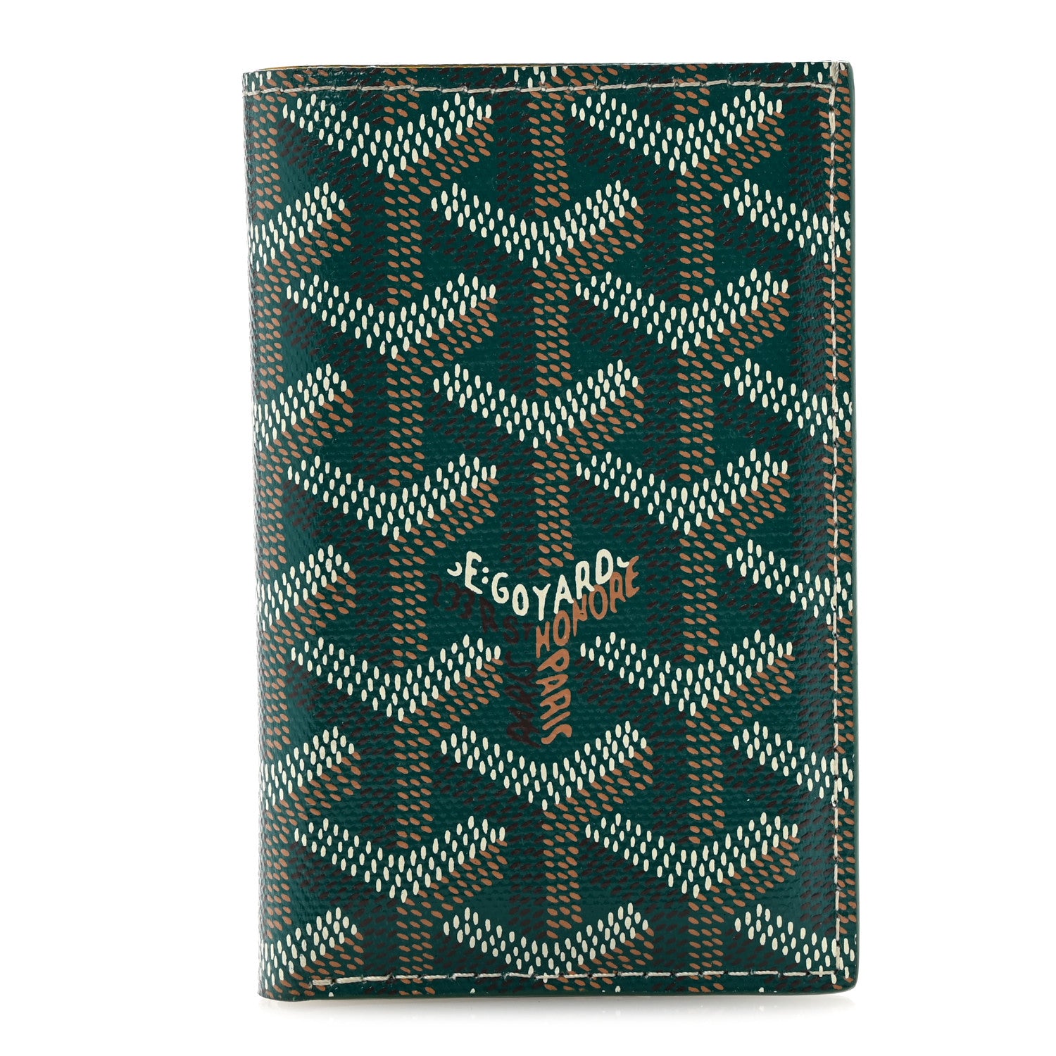 Goyard Goyardine Saint Pierre Card Holder Green 1 of 8
