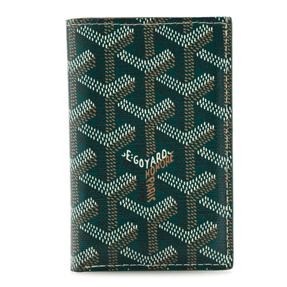 Goyard Goyardine Saint Pierre Card Holder Green 1 of 8