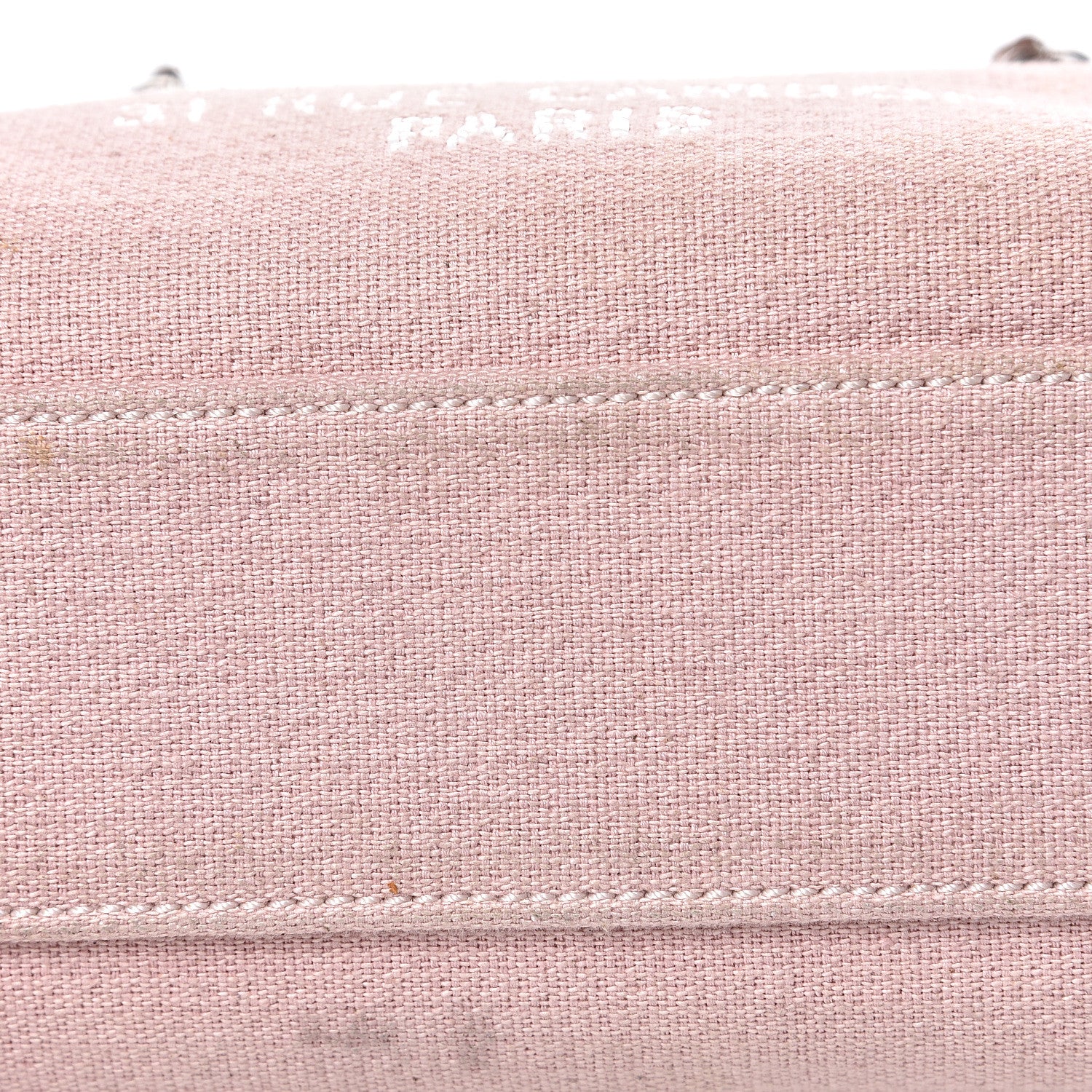 Chanel Canvas Deauville Small Bowling Bag Light Pink 11 of 17