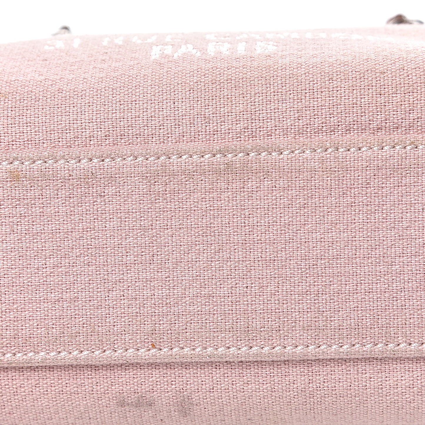 Canvas Deauville Small Bowling Bag Light Pink