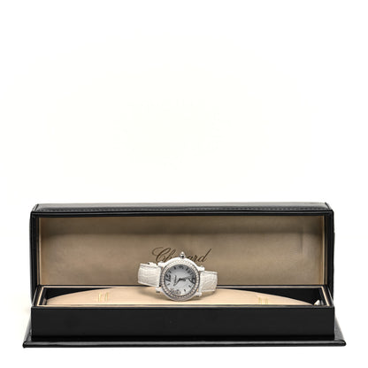 Chopard Stainless Steel Alligator Diamond Bezel 38mm Happy Sport Quartz Watch White 5 of 5