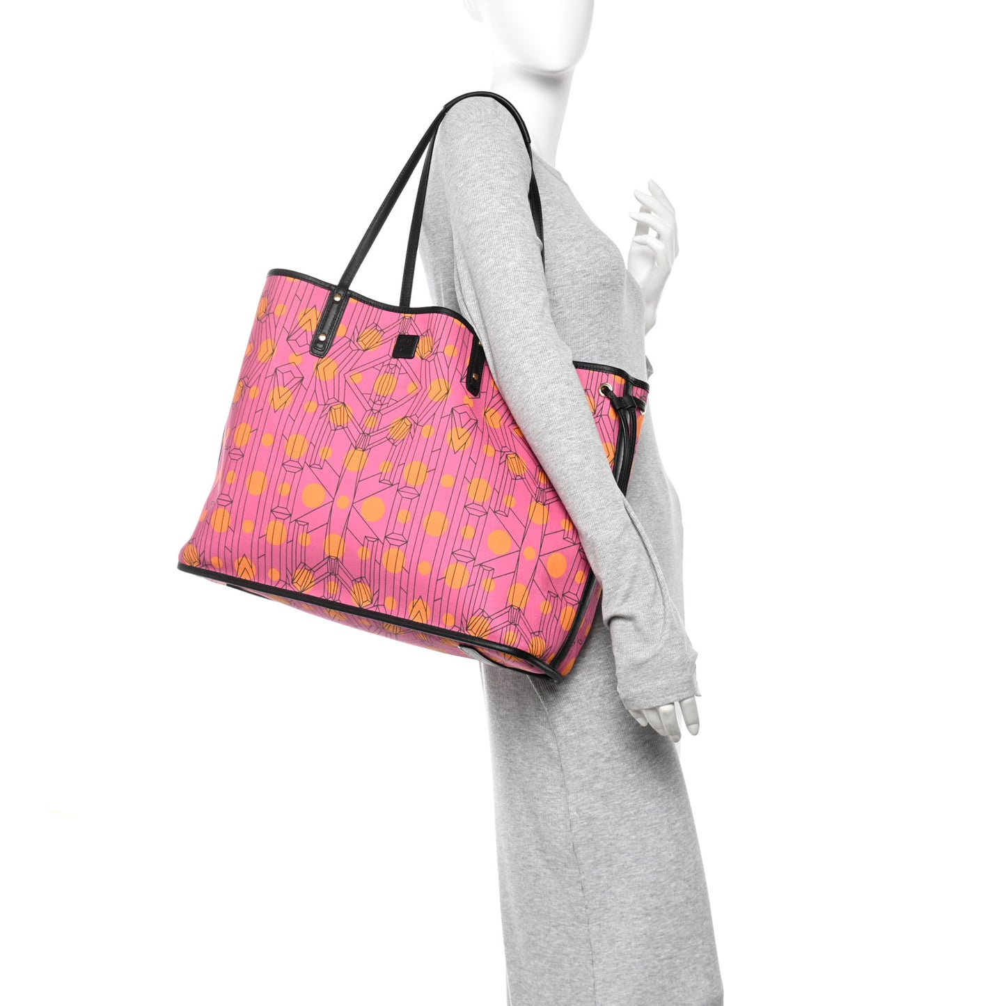 Visetos Large Project Reversible Shopper Tote Cognac