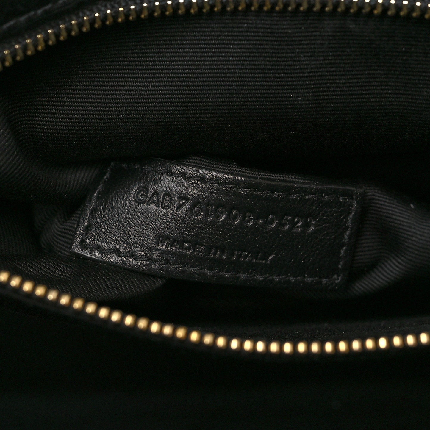 Lambskin Patchwork Monogram Large Jamie Black