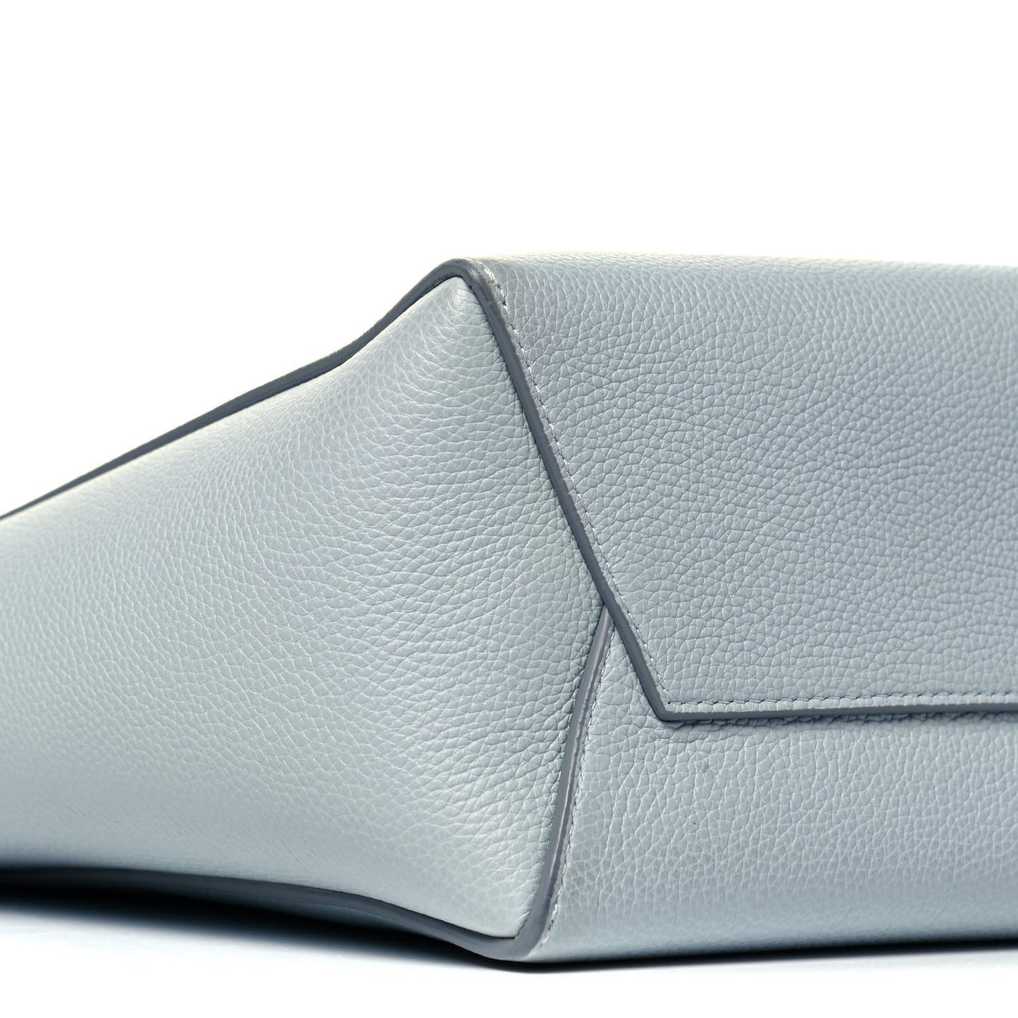 Soft Grained Calfskin Small Sangle Bucket Bag Storm