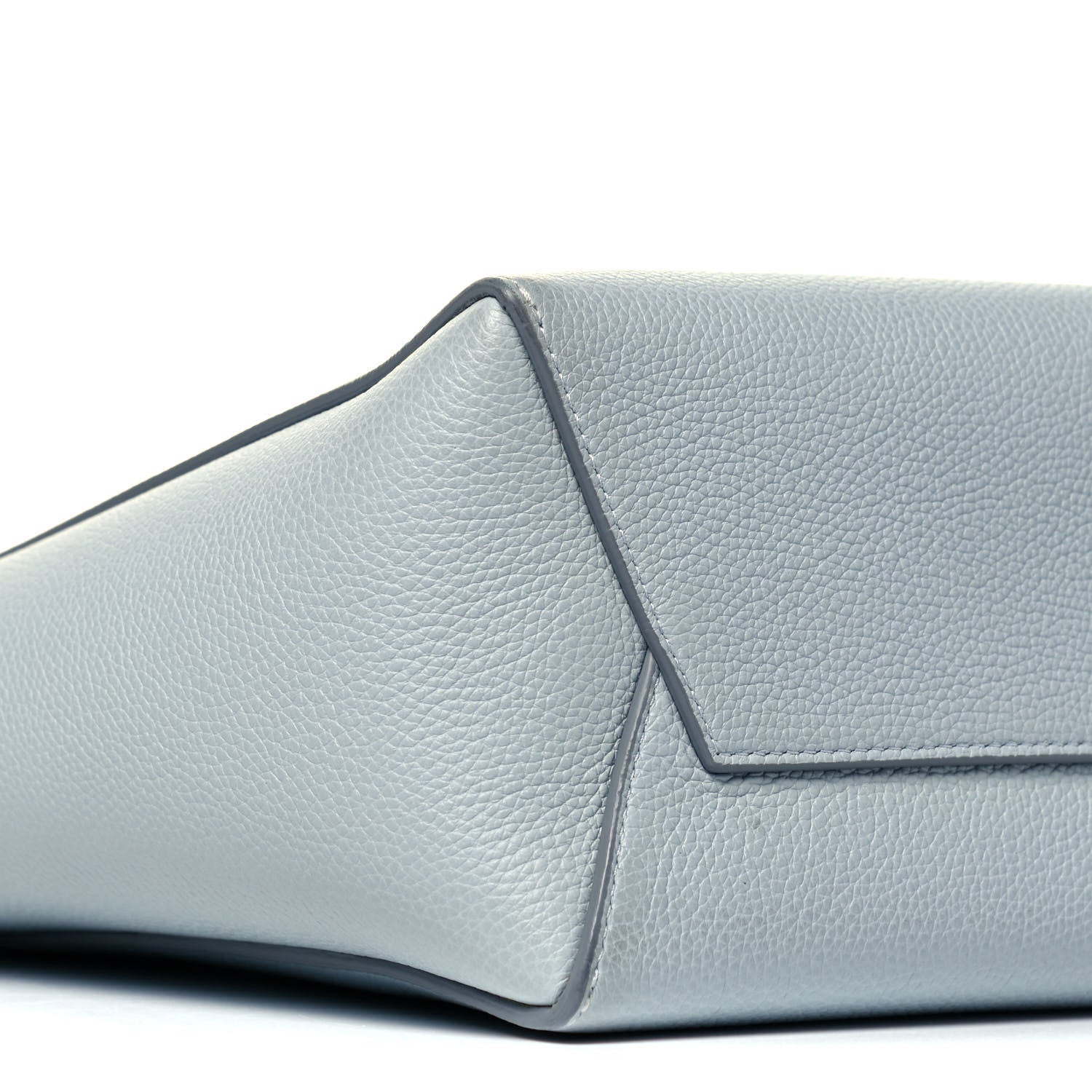 Celine Soft Grained Calfskin Small Sangle Bucket Bag Storm 8 of 9