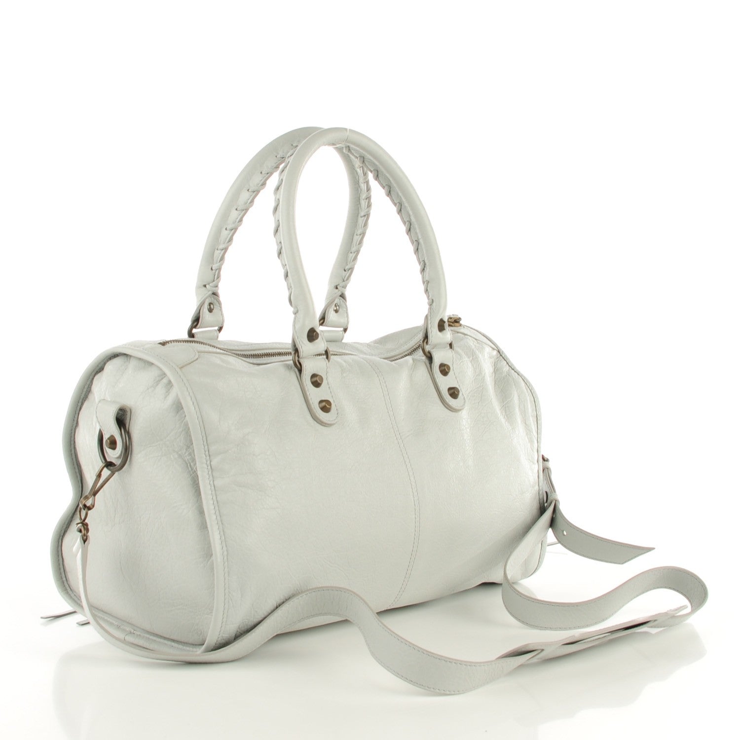 Balenciaga Agneau Classic Hardware Maxi Twiggy Gris Glace 3 of 8