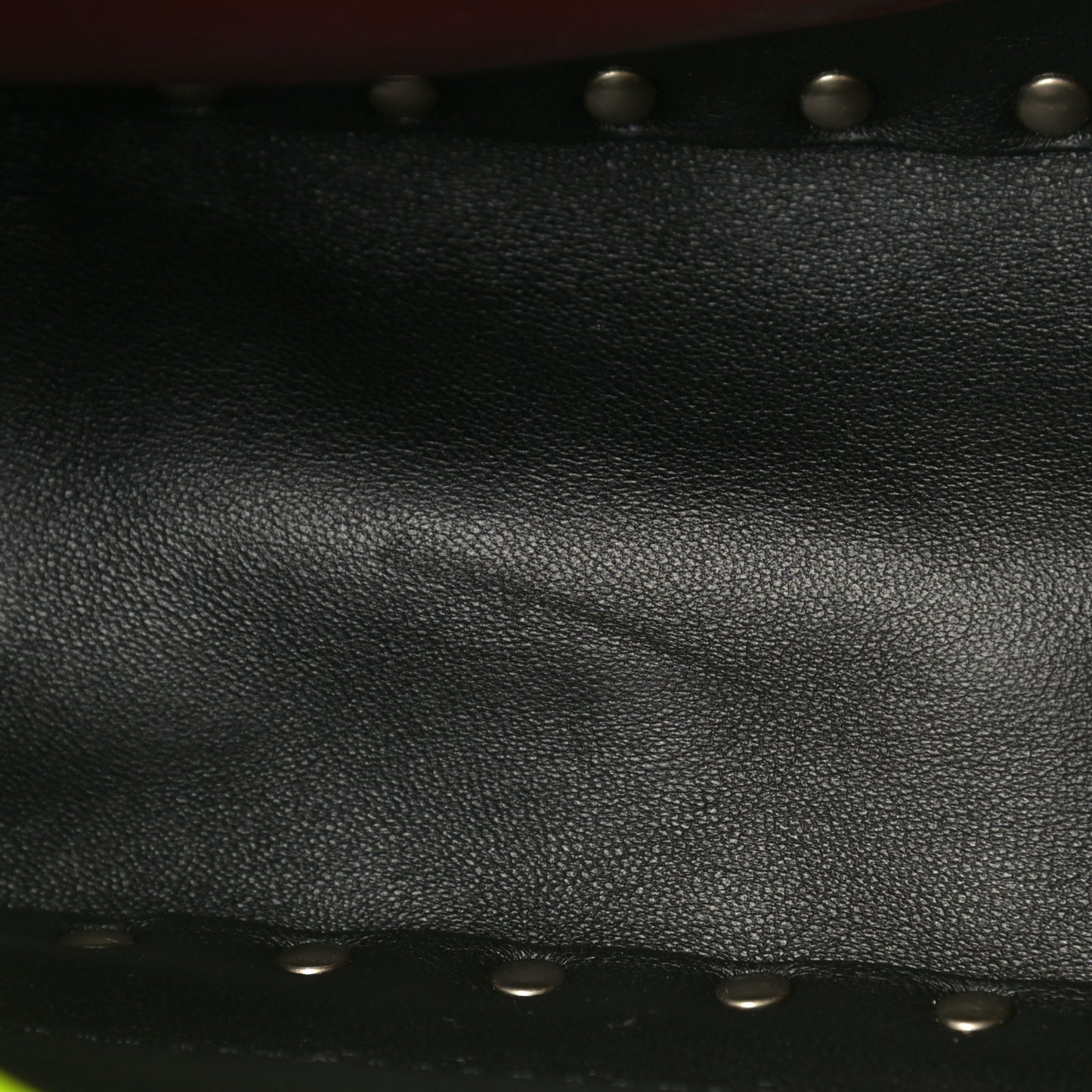 Lambskin Medium Rockstud Spike Shoulder Bag Lime