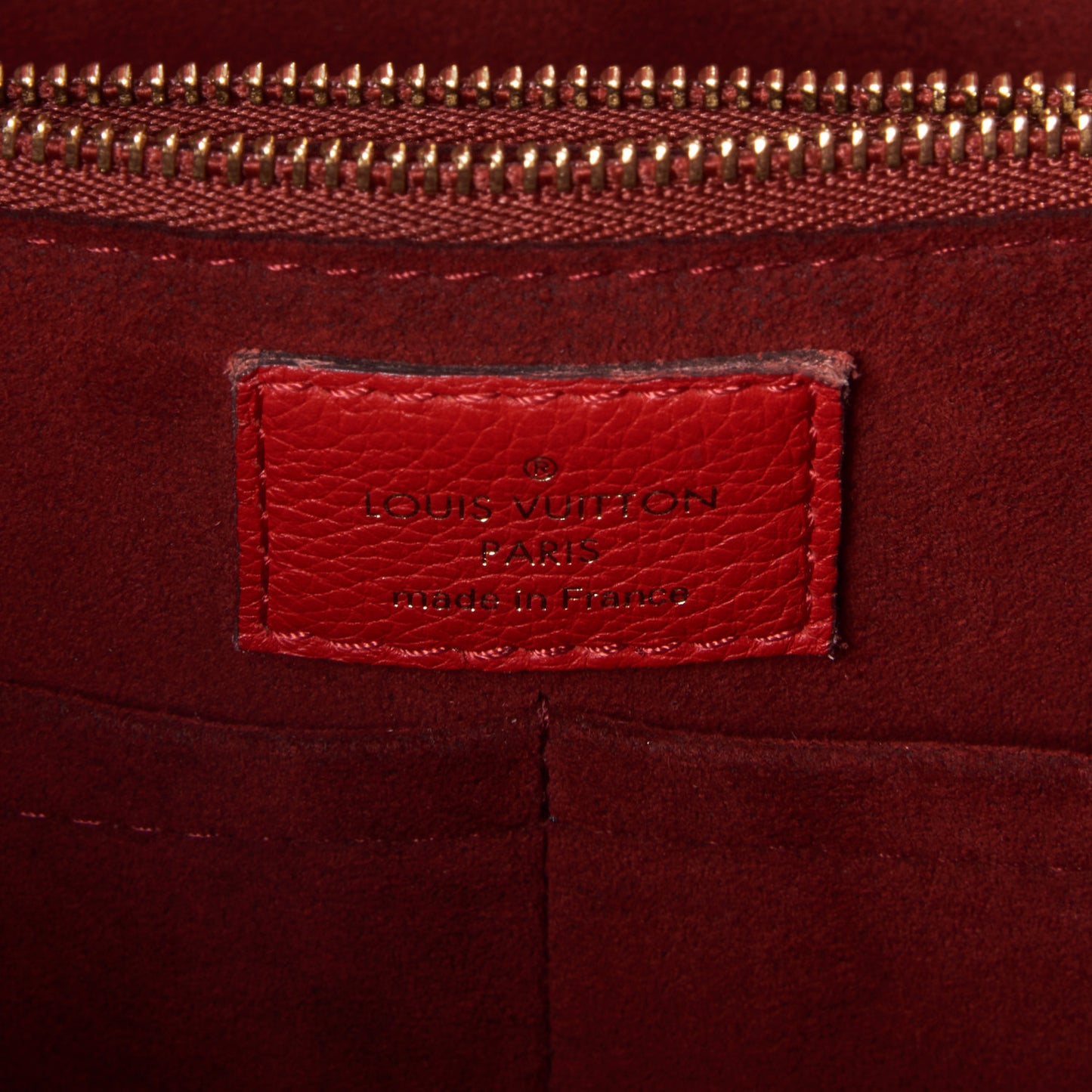 Calfskin Monogram Kimono Tote Cherry