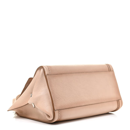Salvatore Ferragamo Calfskin Medium Sofia Satchel Beige 4 of 13