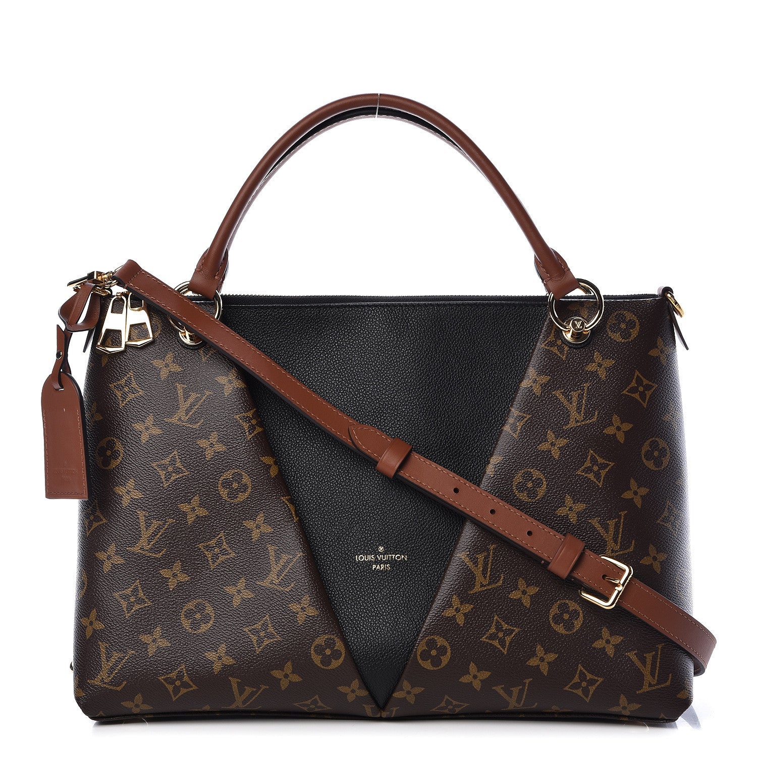 Louis Vuitton Monogram V Tote MM Black 1 of 11