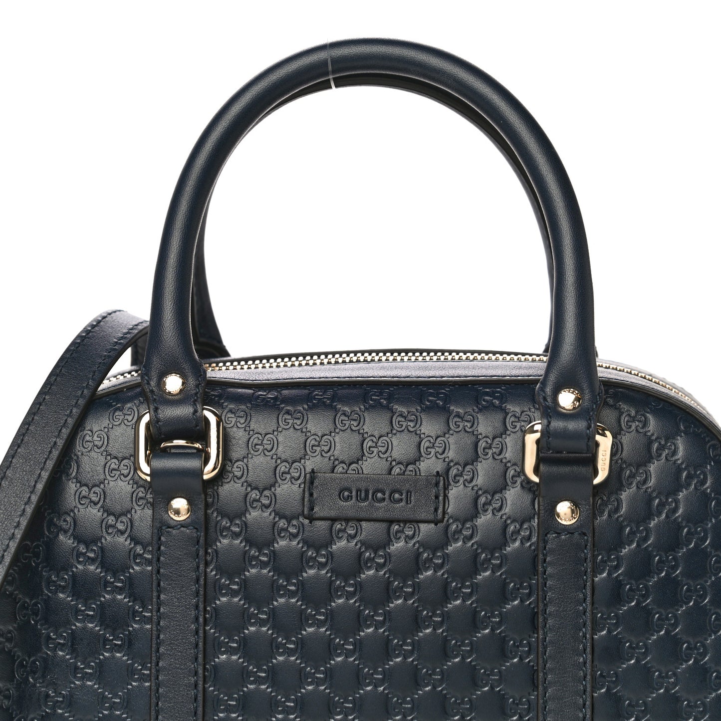 Soft Microguccissima Small Crossbody Bag Blue