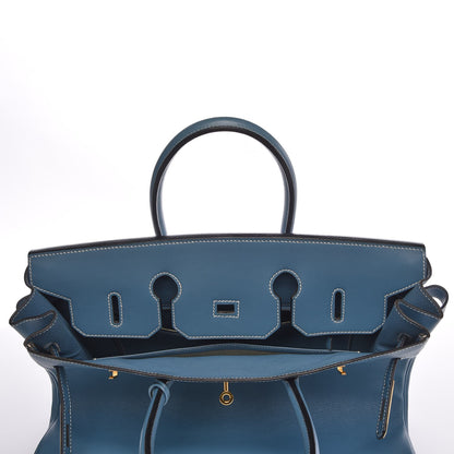 Hermes Gulliver Birkin 35 Blue Jean 9 of 33