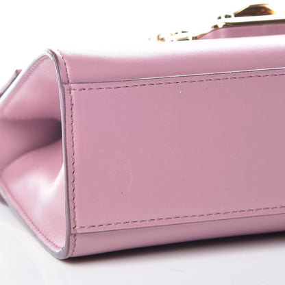 Dolce & Gabbana Calfskin Lucia Chain Shoulder Bag Pink 9 of 13