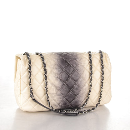 Chanel Caviar Quilted Large Ombre Single Flap Grey 3 of 7