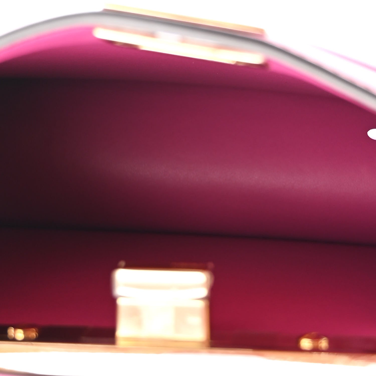 Fendi Shiny Nappa Petite Peekaboo I SEE U Satchel Ciclamino Pilar 6 of 13