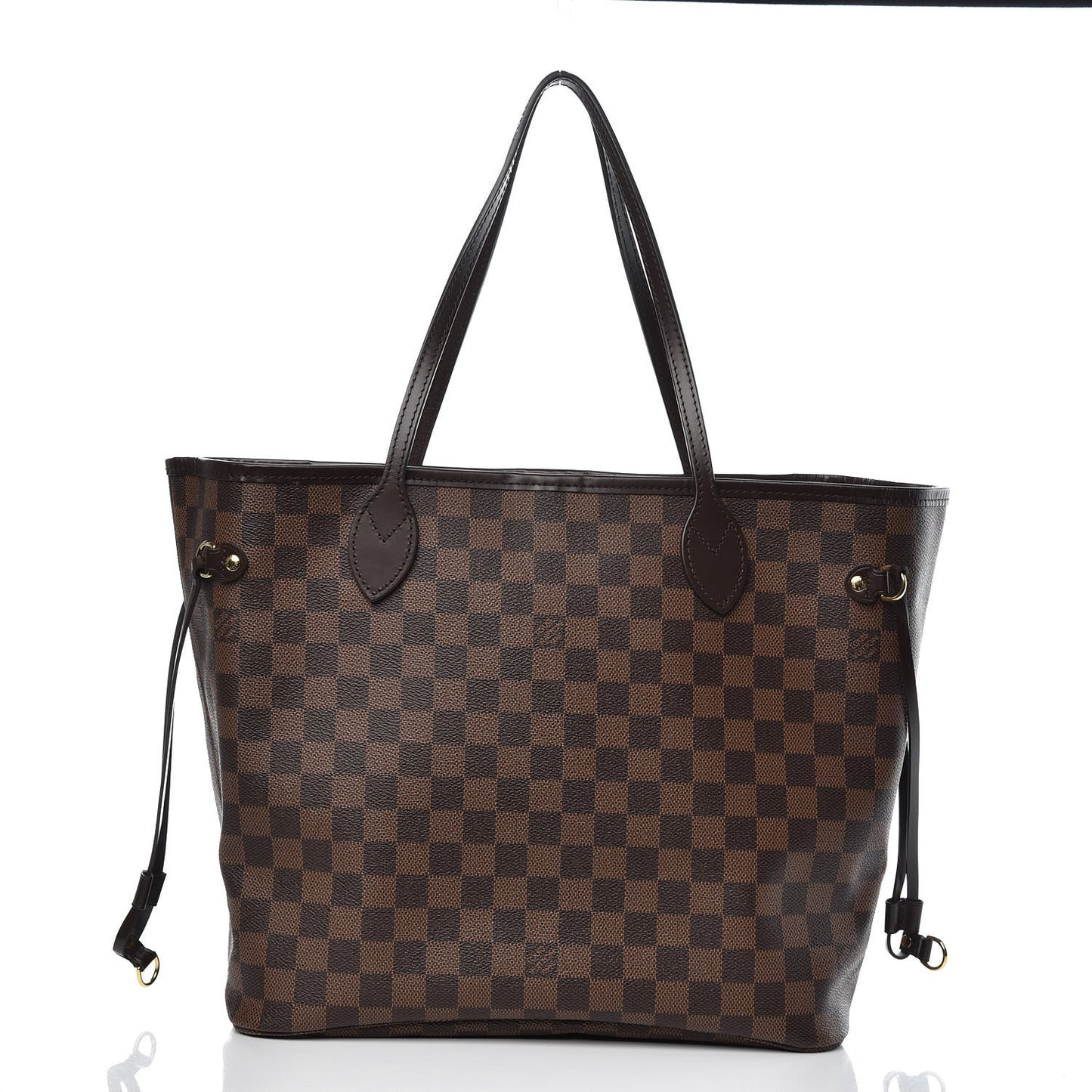 Damier Ebene Neo Neverfull MM Rose Ballerine