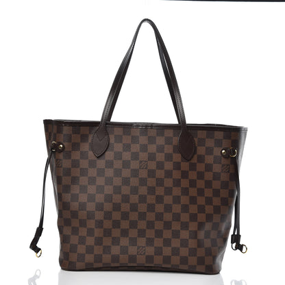 Louis Vuitton Damier Ebene Neo Neverfull MM Rose Ballerine 3 of 12