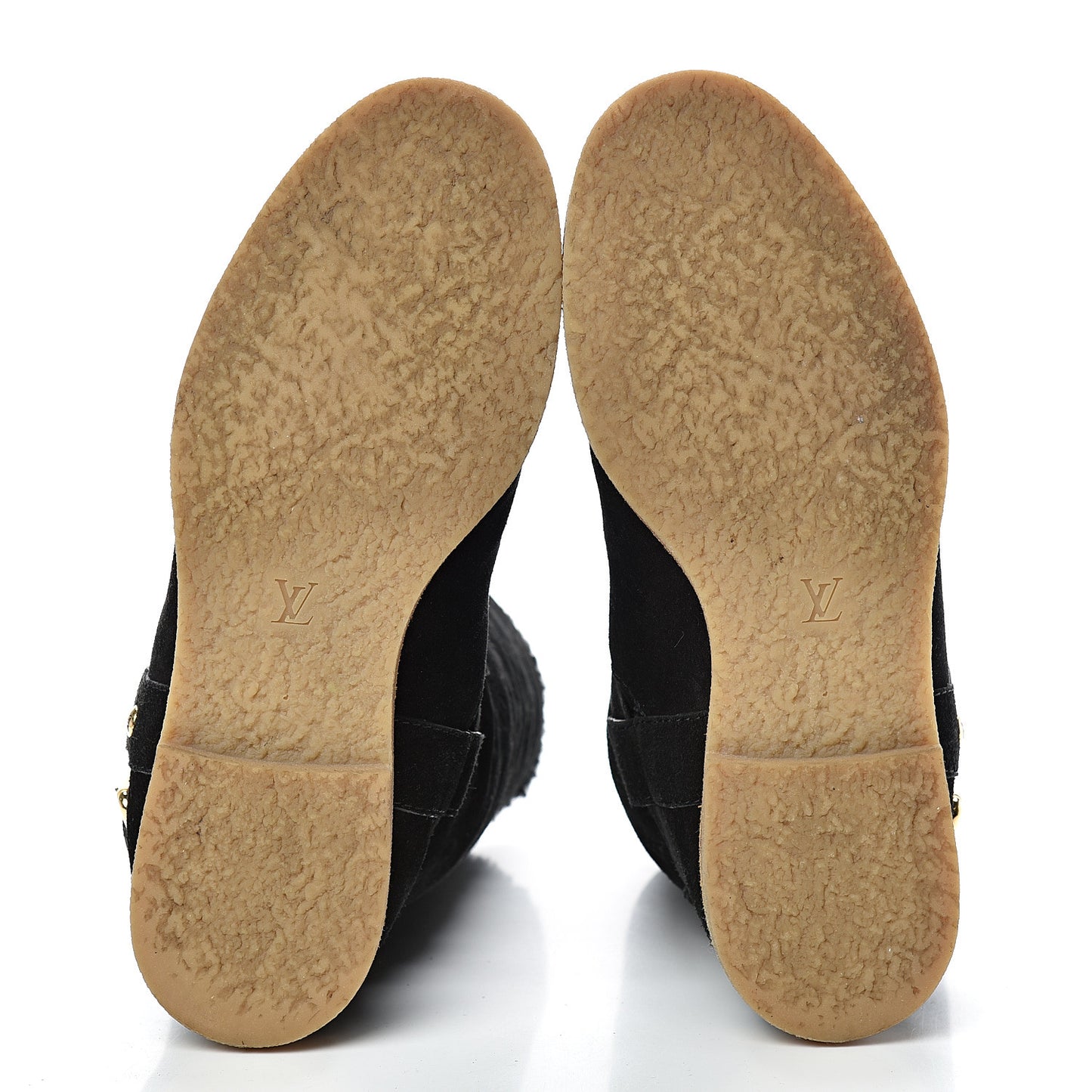 Suede Shearling Fauvist Boots 39 Black
