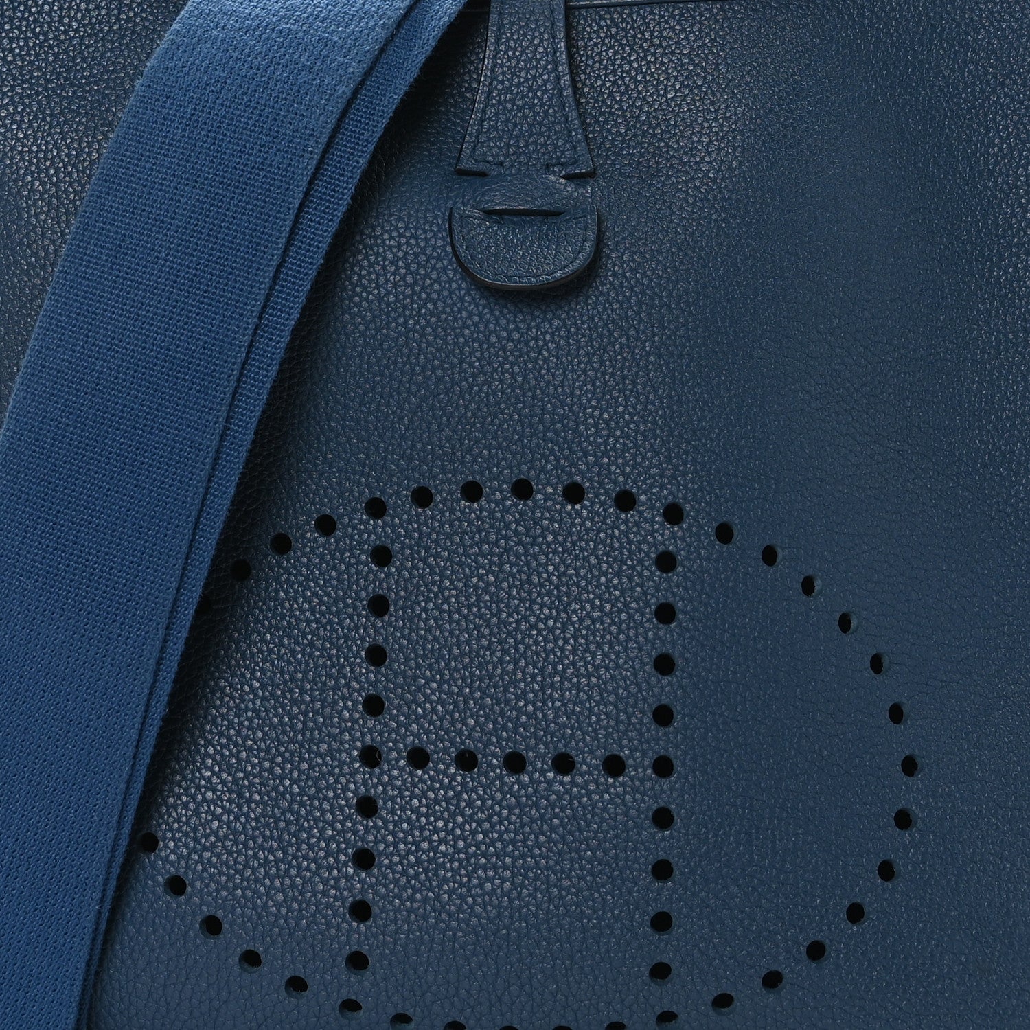 Hermes Taurillon Clemence Evelyne III PM Deep Blue 8 of 11