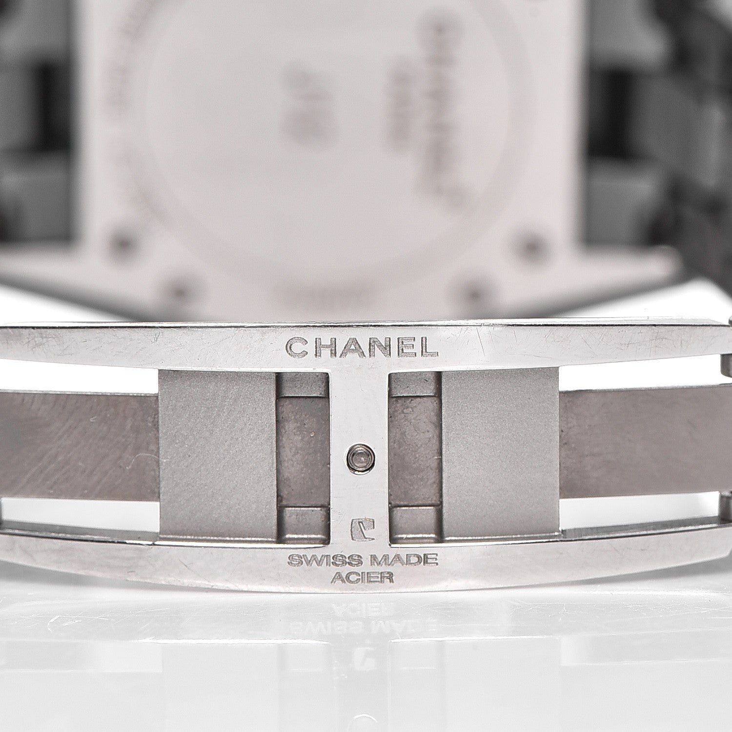 Chanel Stainless Steel Ceramic 33mm J12 Quartz Watch Black 6 of 8