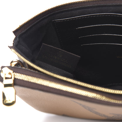 Louis Vuitton Reverse Monogram Giant Double Zip Pochette 8 of 11