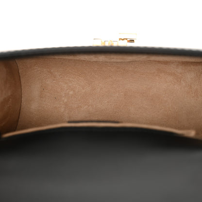 Gucci Calfskin Mini Sylvie Chain Shoulder Bag Black 5 of 11