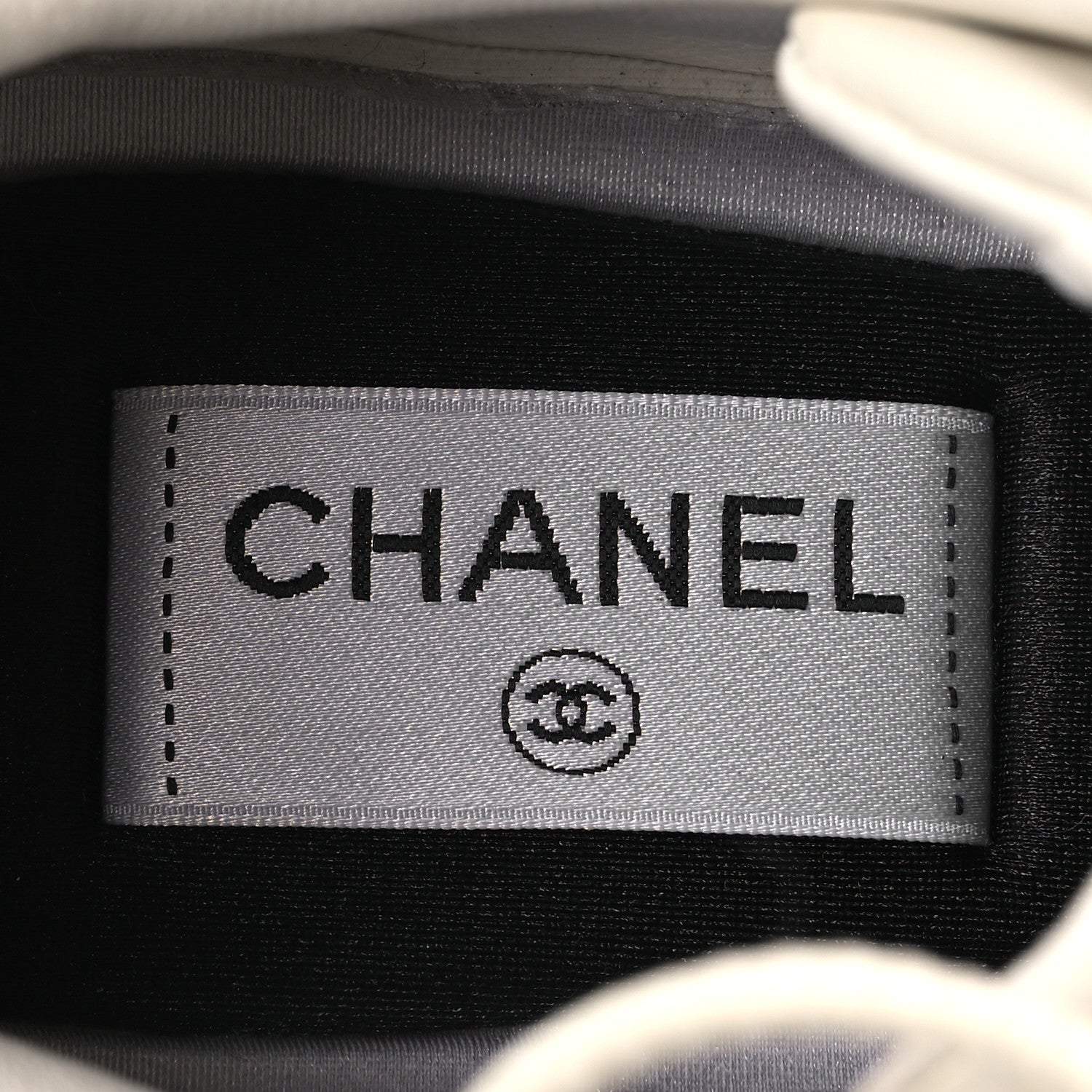 Chanel Calfskin CC Sneakers 38.5 Light Burgundy White Pink 9 of 14