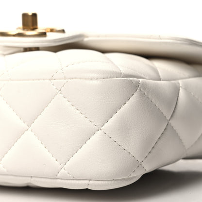 Chanel Lambskin Quilted Casino Chips Mini Square Flap White 10 of 10