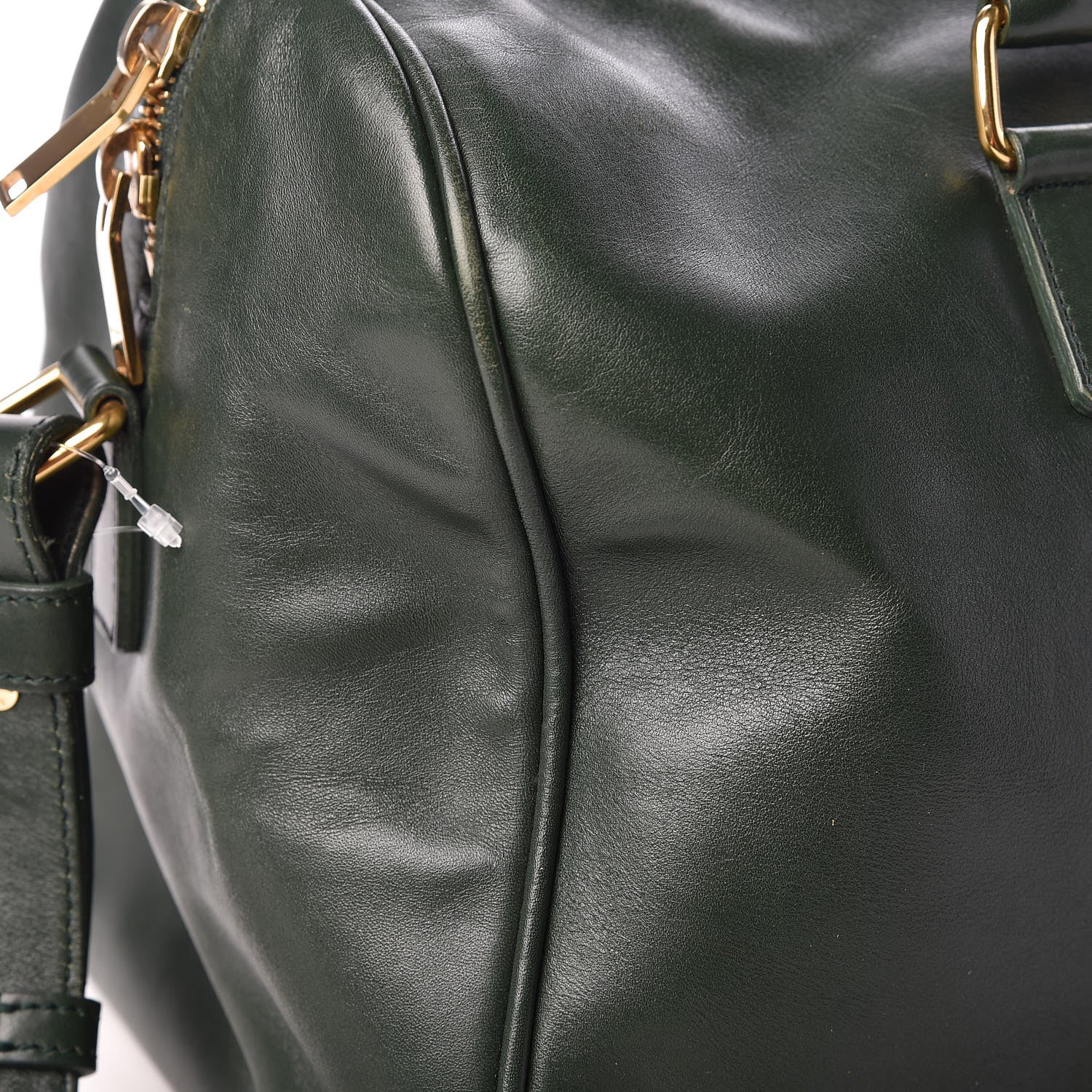 Saint Laurent Calfskin Classic Duffle 6 Green 10 of 24