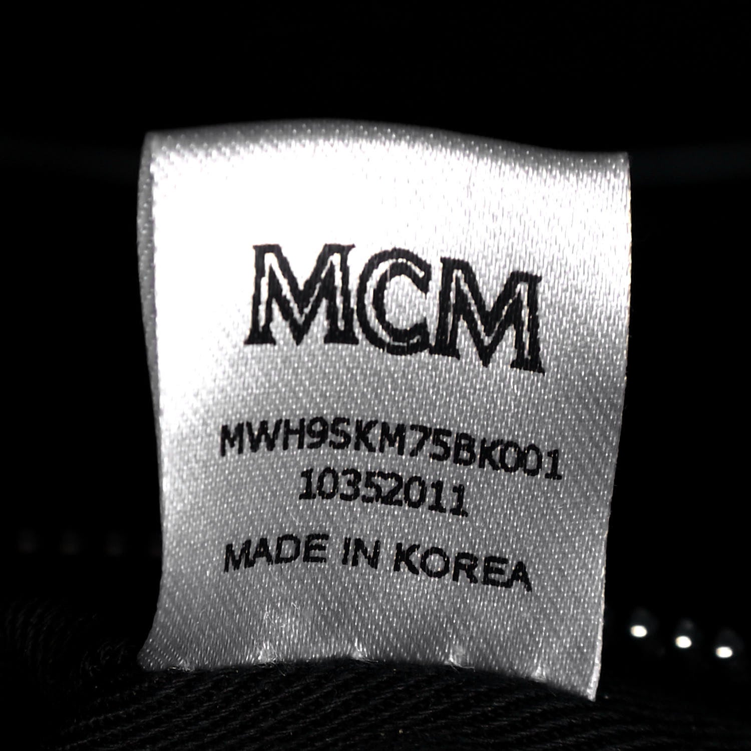 MCM Calfskin Ottomar Monogram Large Klara Hobo Black 6 of 14