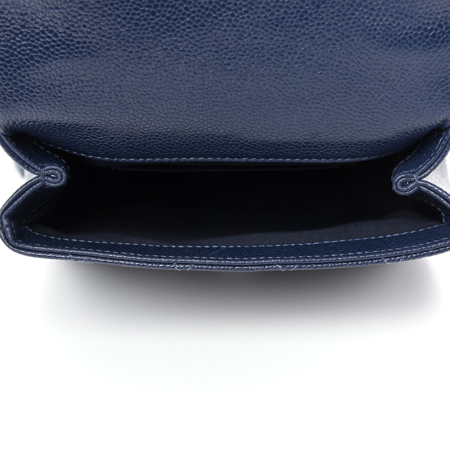 Chanel Caviar Quilted Incognito Mini Square Flap Dark Blue 5 of 10