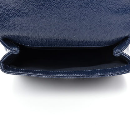 Chanel Caviar Quilted Incognito Mini Square Flap Dark Blue 5 of 10