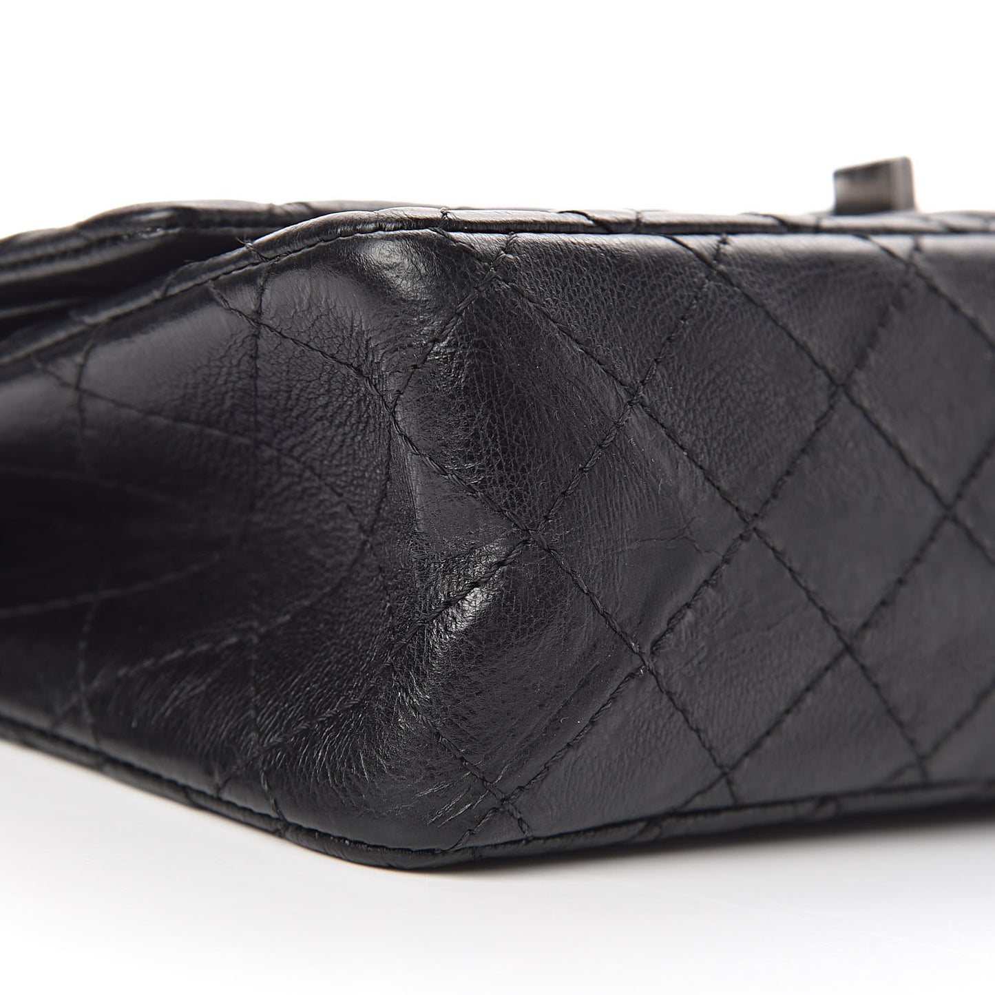 Calfskin Quilted Spoon Charms Brasserie 2.55 Reissue 225 Flap Black